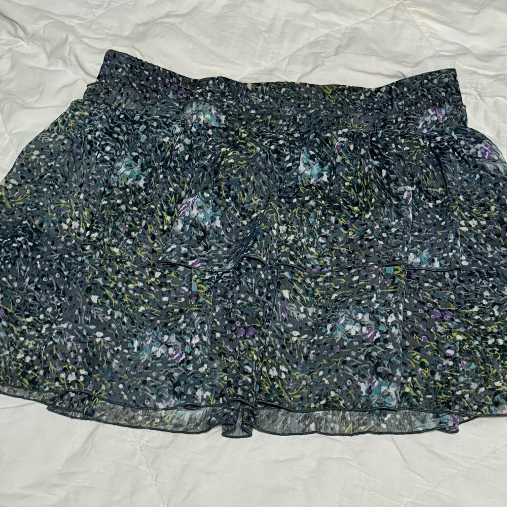 Mudd Multicolor Elastic Waist Skirt